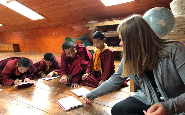 2. Teaching at a monastery