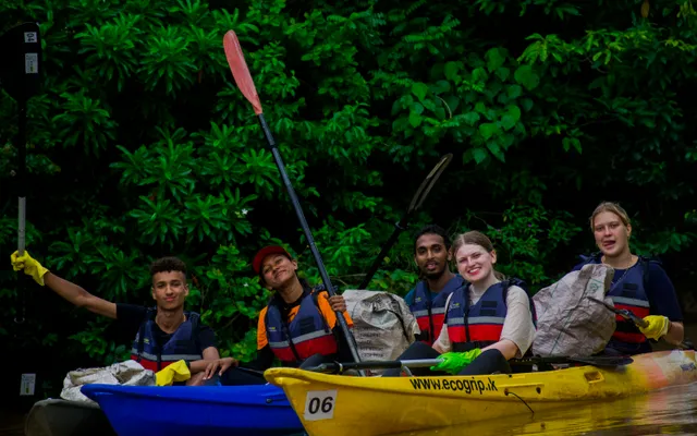 4. River clean from kayak