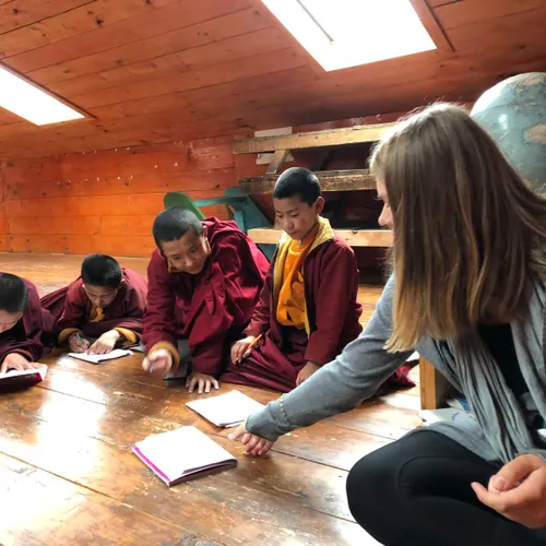2. Teaching at a monastery